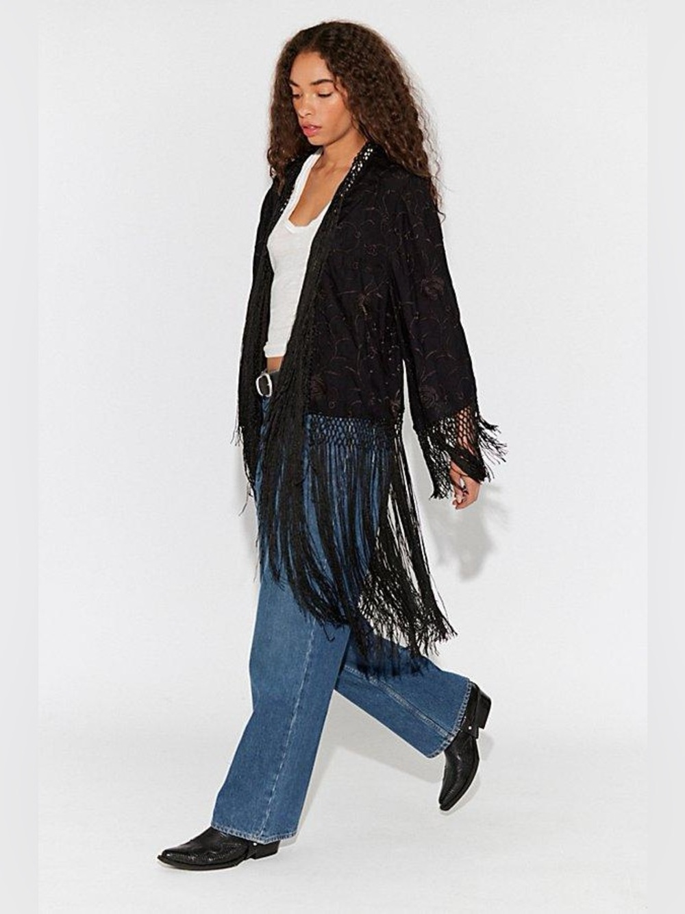 Free People  London Nights Piano Duster